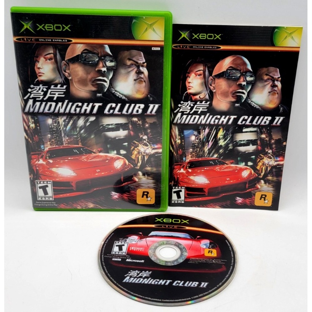 Midnight Club 2 for Xbox 2003 CIB complete In Box